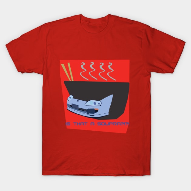 Toyota Supra Soup T-Shirt by Illustrated Garage